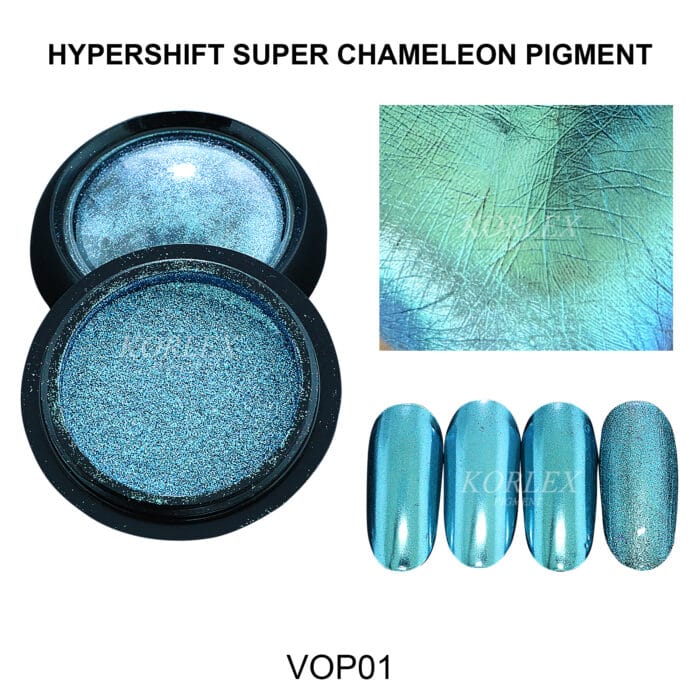 Hypershift chameleone pigment Super Intense Chrome Ultrashift Pigment Powder - Image 2