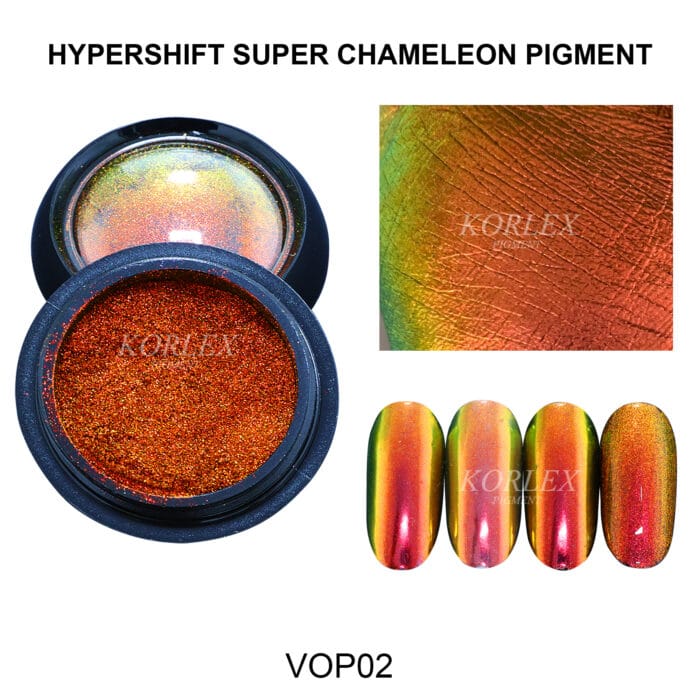 Hypershift chameleone pigment Super Intense Chrome Ultrashift Pigment Powder - Image 3