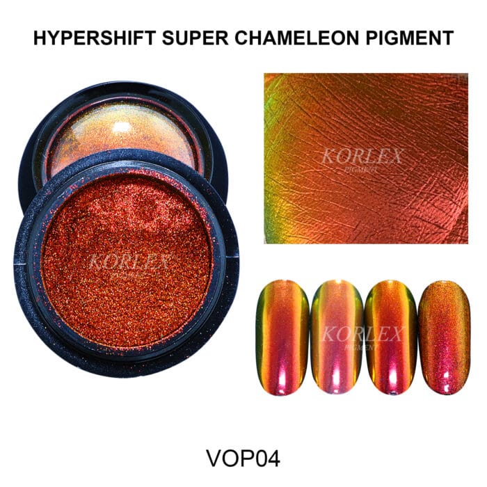 Hypershift chameleone pigment Super Intense Chrome Ultrashift Pigment Powder - Image 5