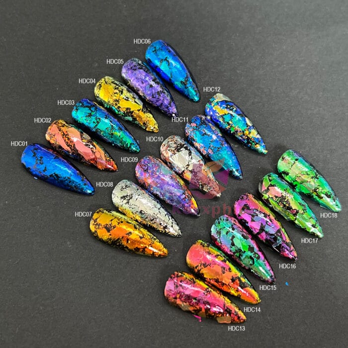 Transparent Chameleon Opal Aurora Flakes - Image 4