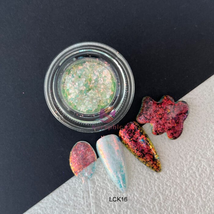 Multicolor Candy Aurora Irregular Chameleon Flakes - Image 5