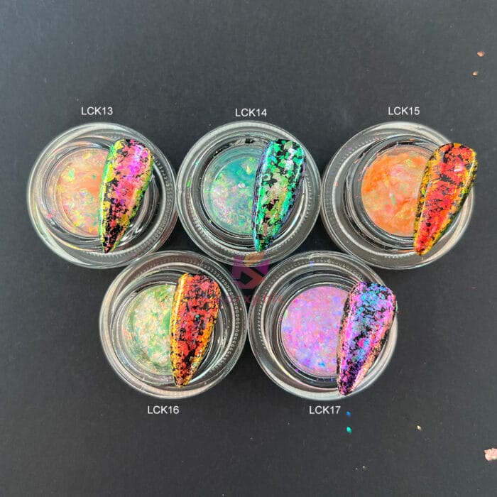 Multicolor Candy Aurora Irregular Chameleon Flakes - Image 2