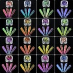Multichrome Hypershift Chameleon Flakes