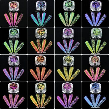 Multichrome Hypershift Chameleon Flakes