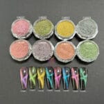 Magnetic Cat Eyes Mirror Chrome Nail Pigment Powder - Image 2