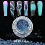 12D Chameleon Cat Eye Magnetic Pigment Mirror Powder Effect dust - Image 4